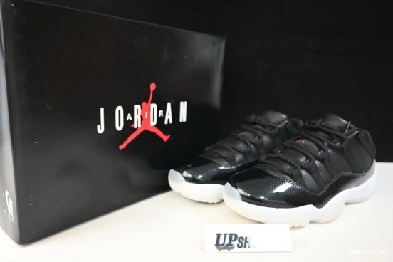 JORDAN AV2187 LOW AIR 11 AV2187-001 BLACK-WHITE RETRO 001 0528